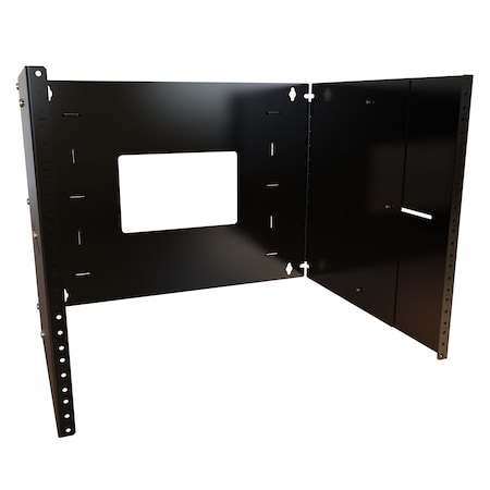 Hammond 8U ADJUSTABLE DEPTH WALL RACK APB19014BK1